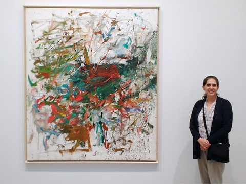 With Joan Mitchell